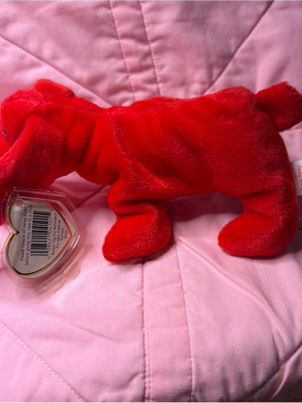 Ty Beanie Baby Rover the Red Dog Toy VTG 1996